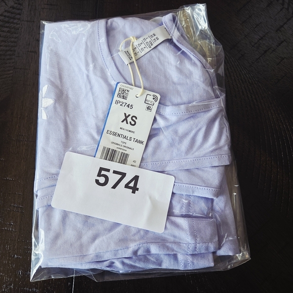 Adidas Originals Essentials Men's Tank Top - Light Purple/Violet Tone XS New - Picture 7 of 7